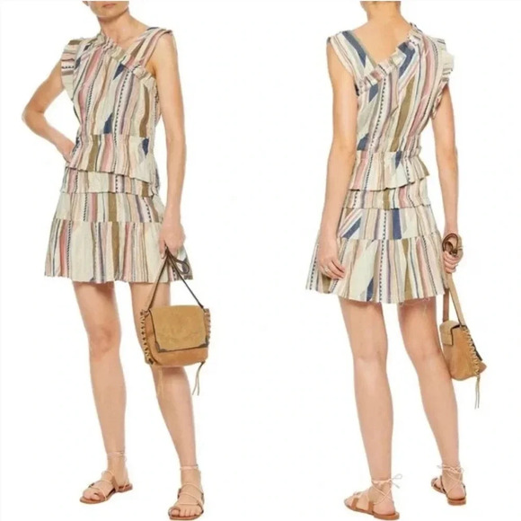 ! IRO Luren Ruffle Dress size L in us - Picture 2 of 4